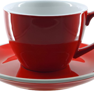 Taza porcelana Roja