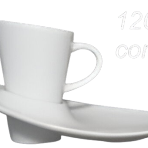 Taza café con plato