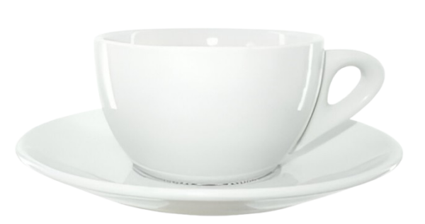 Taza porcelana modelo redonda