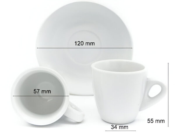 Taza porcelana modelo redonda - Imagen 2